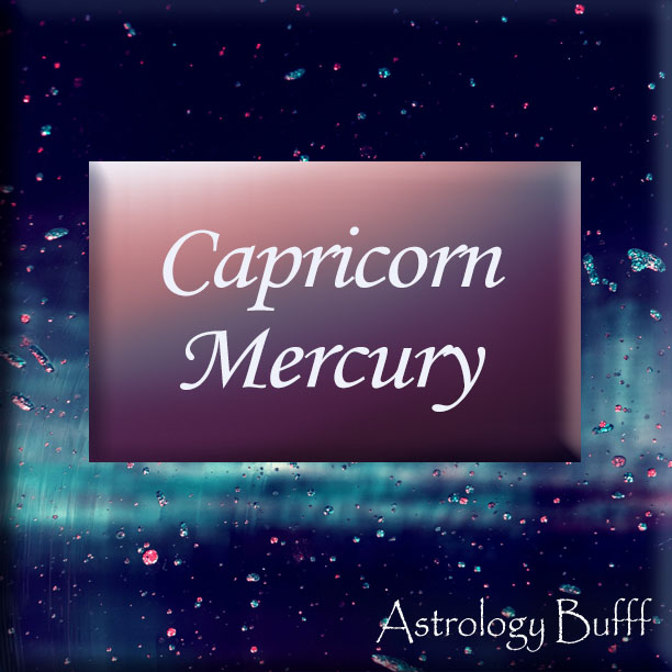 Capricorn Mercury