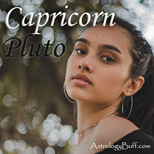 Capricorn Pluto