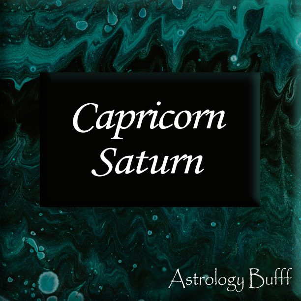 Capricorn Saturn