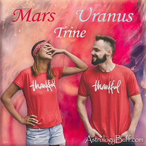 Composite Mars Trine Uranus