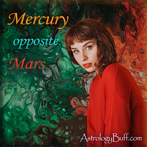 Transiting Mercury Opposite Mars