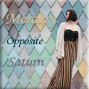 Mercury Opposite Saturn