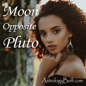 Transiting Moon Opposite Pluto
