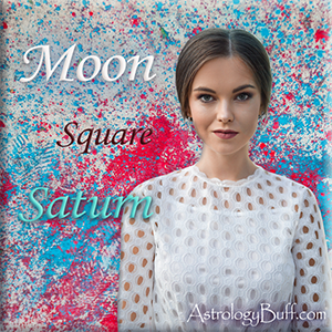 Transiting Moon Square Saturn