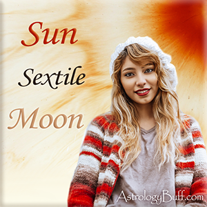 Transiting Moon Sextile Natal Sun