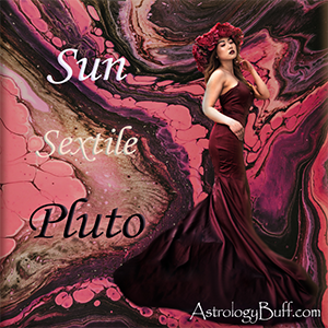 Transiting Sun Sextile Natal Pluto