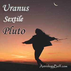 Transiting Uranus Sextile Natal Pluto